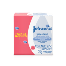 JOHNSON’S® Baby jabón en barra original