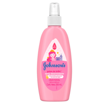 JOHNSON’S® spray para peinar gotas de brillo